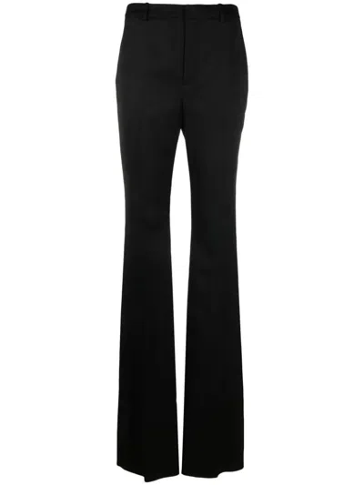 Saint Laurent Wool Pants In Black