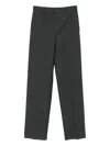 Saint Laurent Belt Loop Casual Pants In Gray