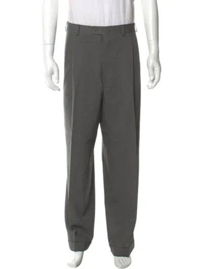 Pre-owned Saint Laurent Pants In Gray