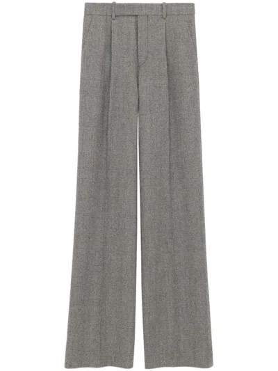 Saint Laurent Pants In Gray