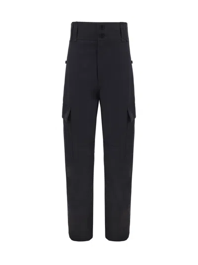 Saint Laurent Cargo Straight Trousers In Grey
