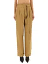 Saint Laurent Pants "gurhka Serge" In Neutral