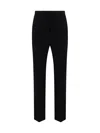 Saint Laurent Wool Pants In Noir