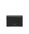 Saint Laurent Paris Bi-fold Cardholder In Black