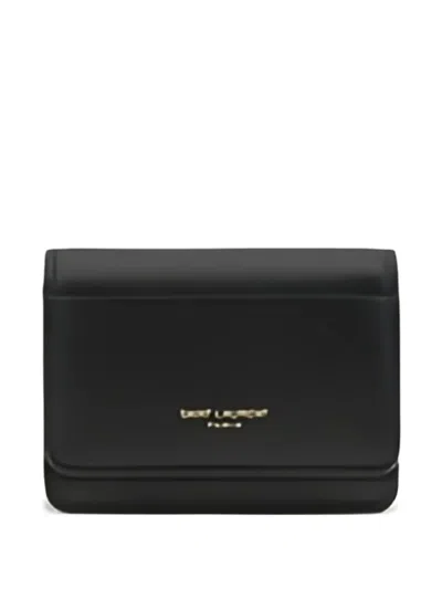 Saint Laurent Paris Business Leather Wallet In Black