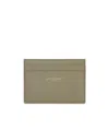Saint Laurent Paris Card Case In Box  In Gray