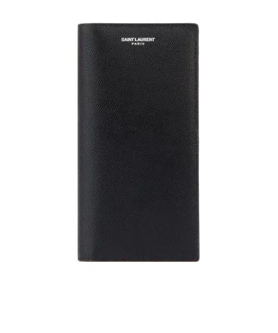 Saint Laurent Paris Continental Wallet In Black