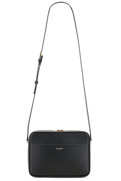 Saint Laurent Paris Daily Camera Case In Black