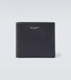 Saint Laurent Paris East/west Leather Wallet In Blue