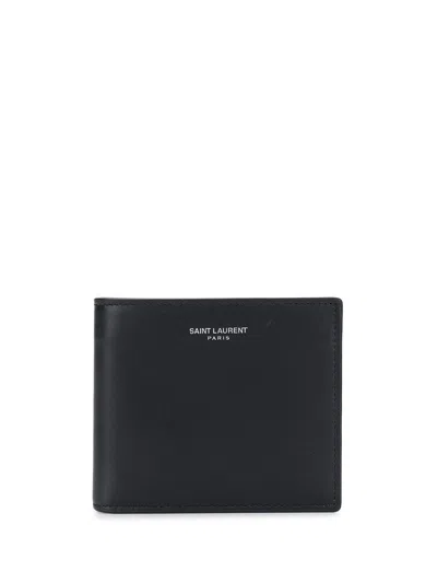 Saint Laurent Paris East/west Wallet In Black