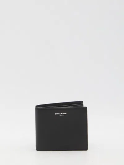 Saint Laurent Paris East/west Wallet In Black