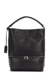 Saint Laurent Paris Long Hobo In Black