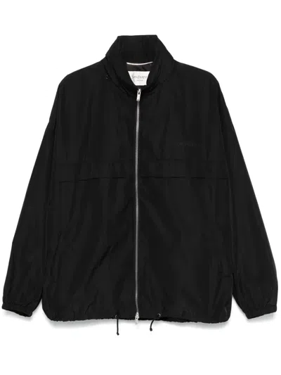 Saint Laurent Paris Men Water-repellent Zip-up Serge Blouson In Black