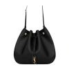 Saint Laurent Paris Vii Large Hobo Bag In Black
