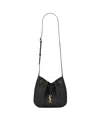 Saint Laurent Paris Vii Mini Hobo Bag In Hammered Leather