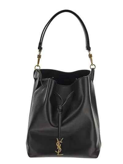 Saint Laurent Paris Vii Pochon Bag In Black