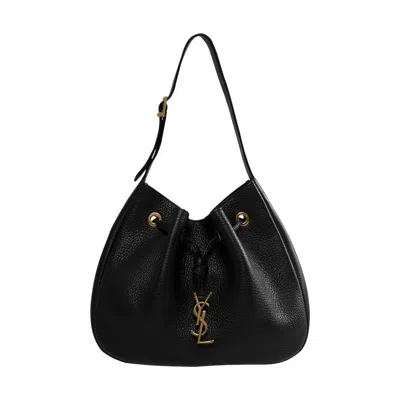 Pre-owned Saint Laurent Paris Vii Small Hobo Bag 'black'