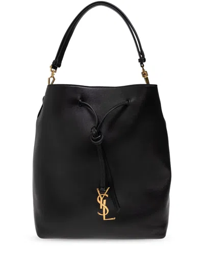 Saint Laurent Paris Vii Tote Bag In Black