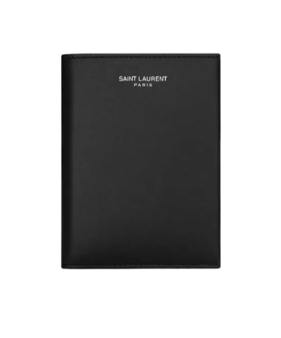 Saint Laurent Paris Wallet In Black