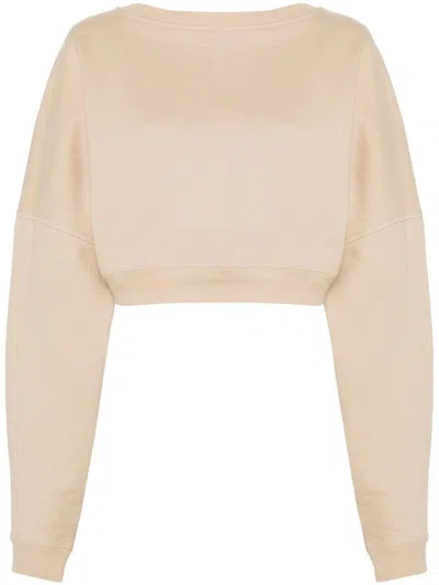 Saint Laurent Paris Women Felpa Crop In Multicolor