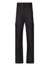 Saint Laurent Button Detail Straight Leg Pants For Women In Gray