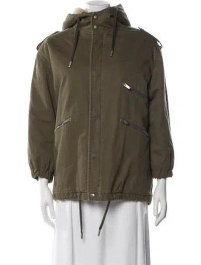 Pre-owned Saint Laurent Parka In Green