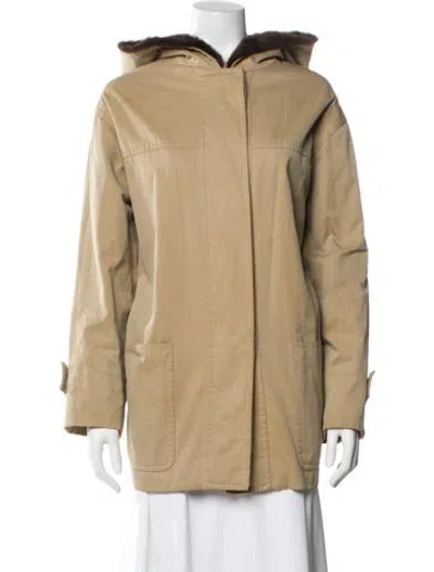 Pre-owned Saint Laurent Parka In Neutral