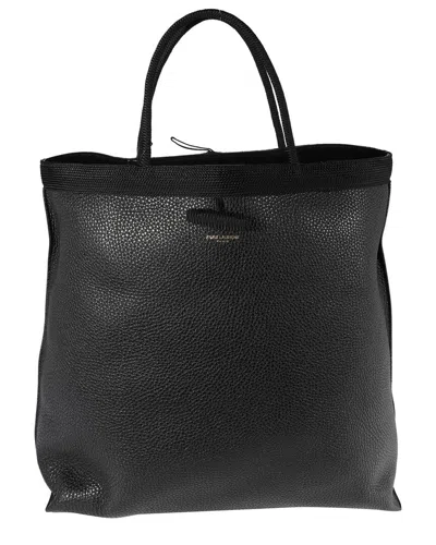 Saint Laurent Passamaneria Patti Leather Tote