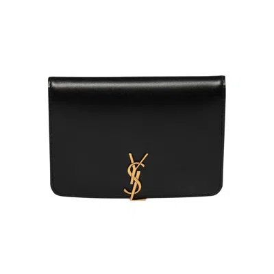 Pre-owned Saint Laurent Passport Case 'black' | Women's Size Onesize