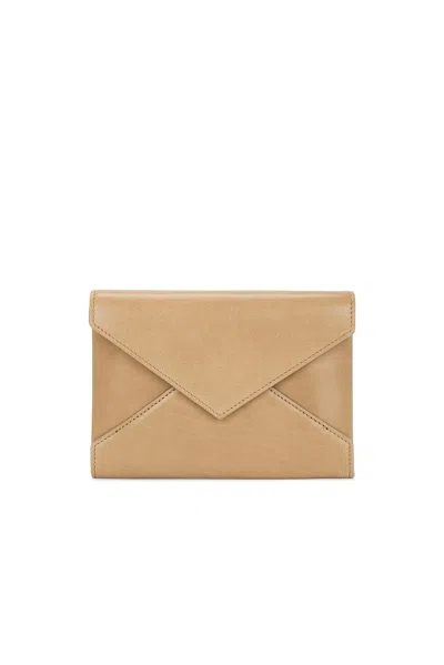 Saint Laurent Passport Case In Brown
