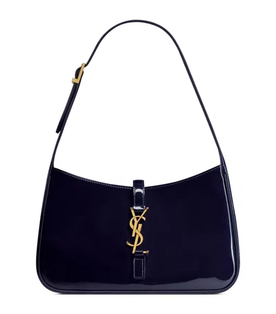 SAINT LAURENT PATENT LEATHER LE 5 À 7 SHOULDER BAG