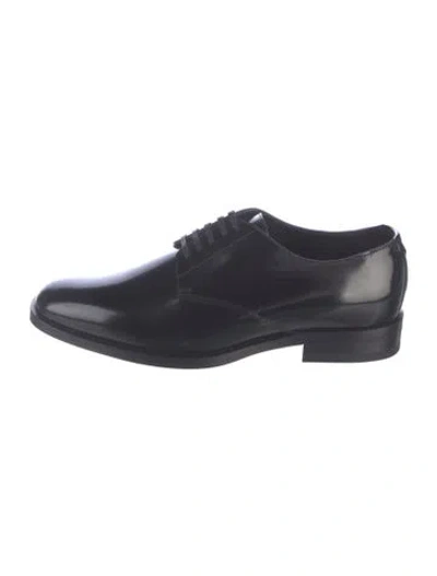 Pre-owned Saint Laurent Patent Leather Oxfords W/ Tags In Black/blue