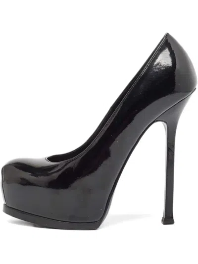 Pre-owned Saint Laurent Patent Leather Platform Pumps