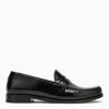 Saint Laurent Le Loafer Moccasins In Shiny Leather Scarpe Basse Black In Black