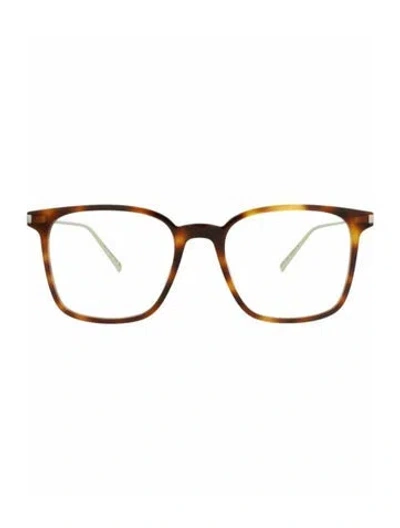 Pre-owned Saint Laurent Patterned Eyeglasses W/ Tags In Brown