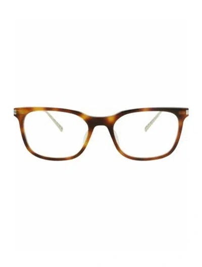 Pre-owned Saint Laurent Patterned Eyeglasses W/ Tags In Brown