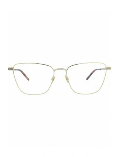 Pre-owned Saint Laurent Patterned Eyeglasses W/ Tags In Gold