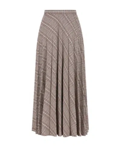 SAINT LAURENT PATTERNED SKIRT