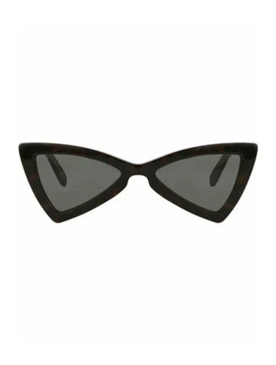 Pre-owned Saint Laurent Patterned Sunglasses W/ Tags In Brown