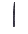 Saint Laurent Patterned Tie In White