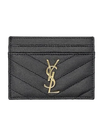Saint Laurent Pcc Cardholder In Black