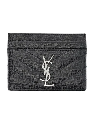 Saint Laurent Pcc Cardholder In Black
