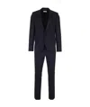 Saint Laurent Peaked Lapel Two Piece Suit In Black