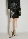 SAINT LAURENT PENCIL LEATHER SKIRT