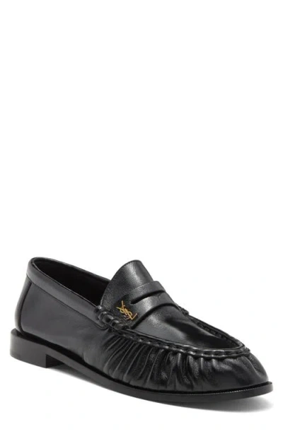 Saint Laurent Penny Loafer In Black