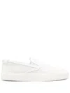Saint Laurent Perforated Sneakers In White