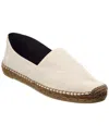 Saint Laurent Canvas Espadrille In White