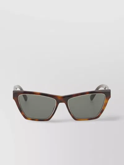 Saint Laurent Personality Square Tortoiseshell Sunglasses In Multicolor