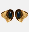 Saint Laurent Petal Gold-plated Clip-on Earrings