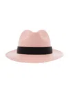 Saint Laurent Petit Waikiki Panama Hat In Multicolor